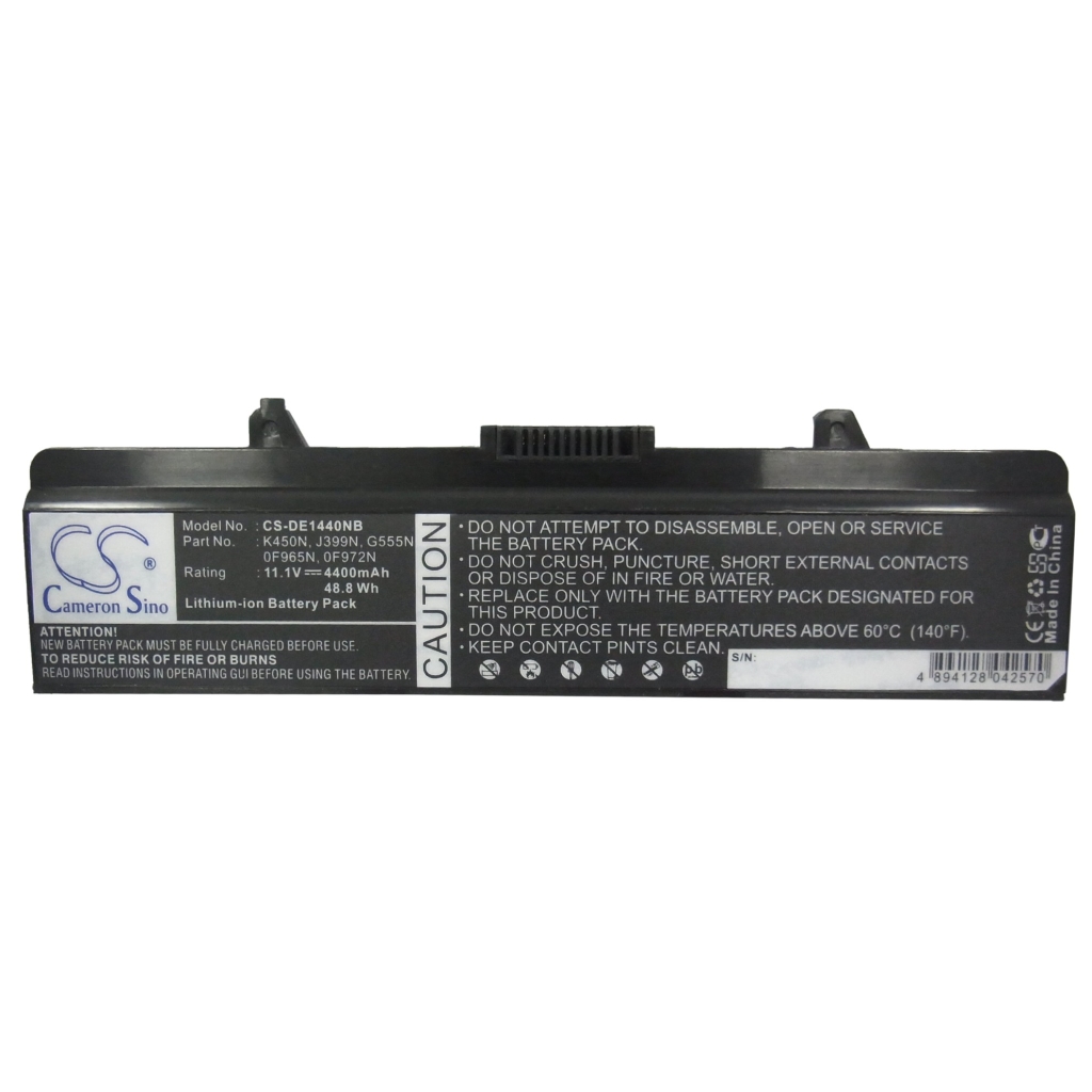 Cameron Sino CS-DE1440NB Dell Akku, Ansicht von Stecker und Lüftungsgitter