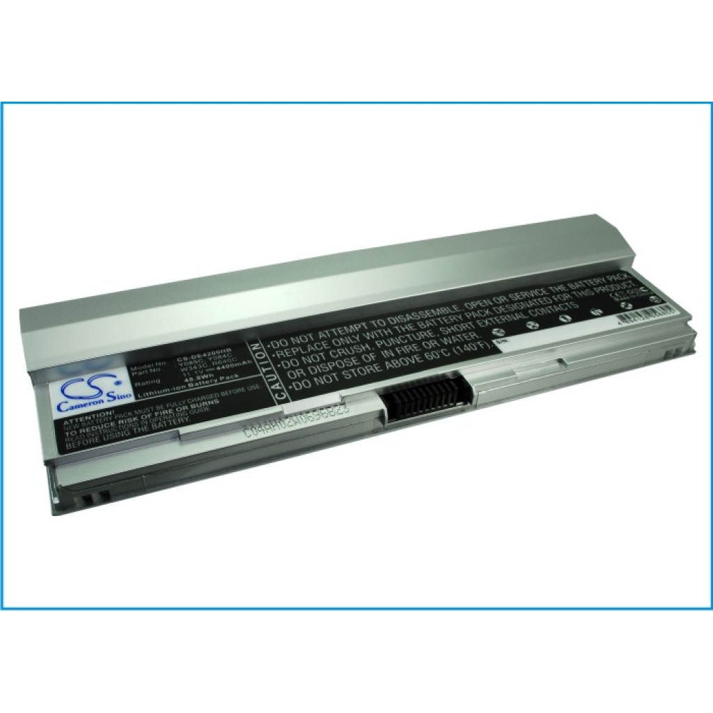 Cameron Sino CS-DE4200HB silberner Dell Li-ion Akku, Seitenansicht