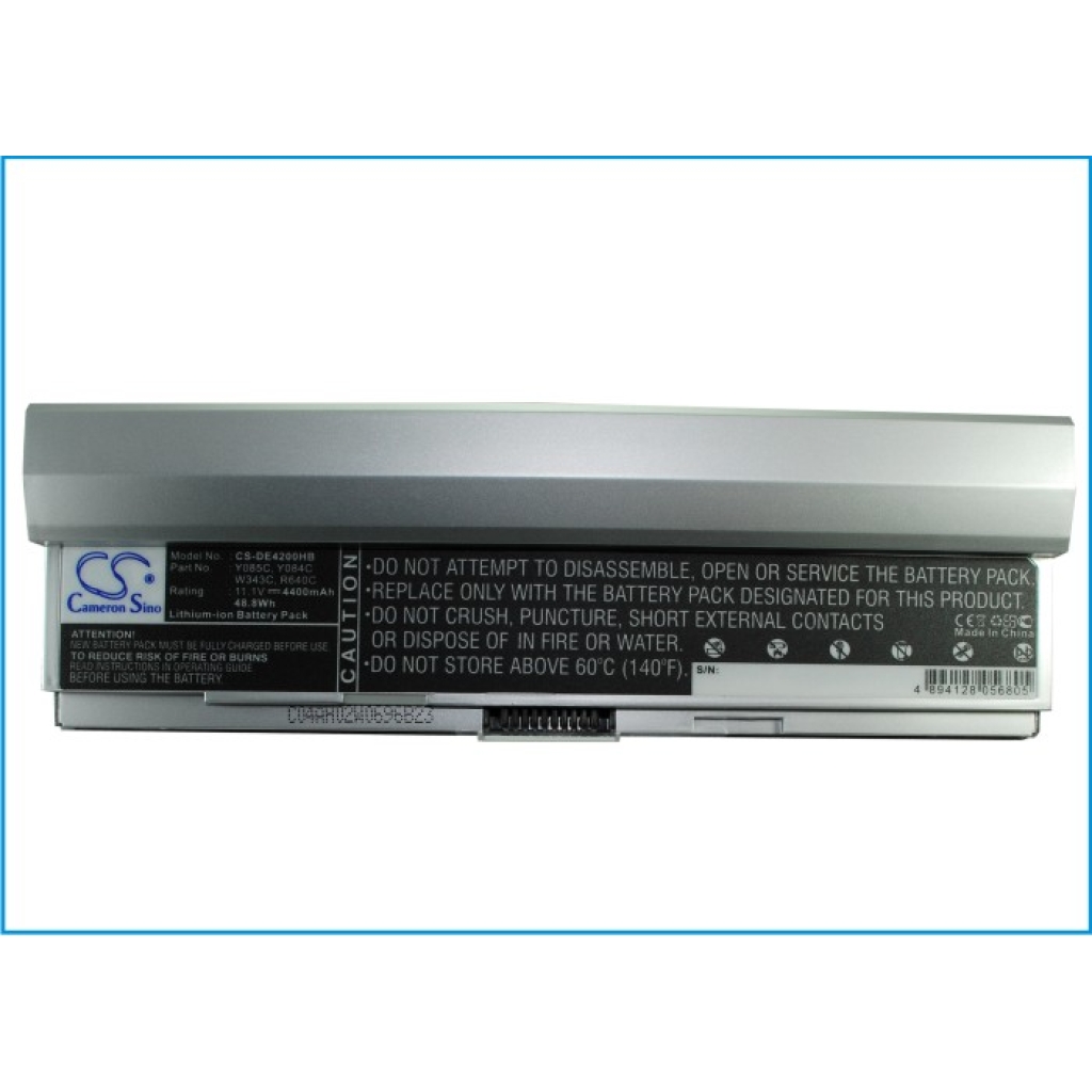 Cameron Sino CS-DE4200HB silberner Dell Li-ion Akku, Kontaktseite