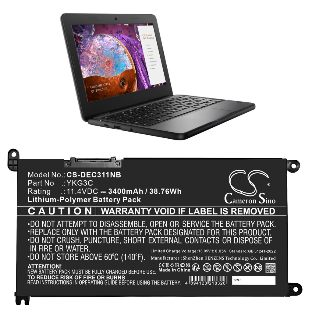 Laptop Akkus DELL CS-DEC311NB