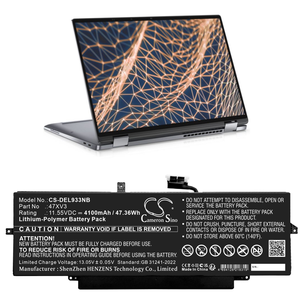 Laptop Akkus DELL CS-DEL933NB