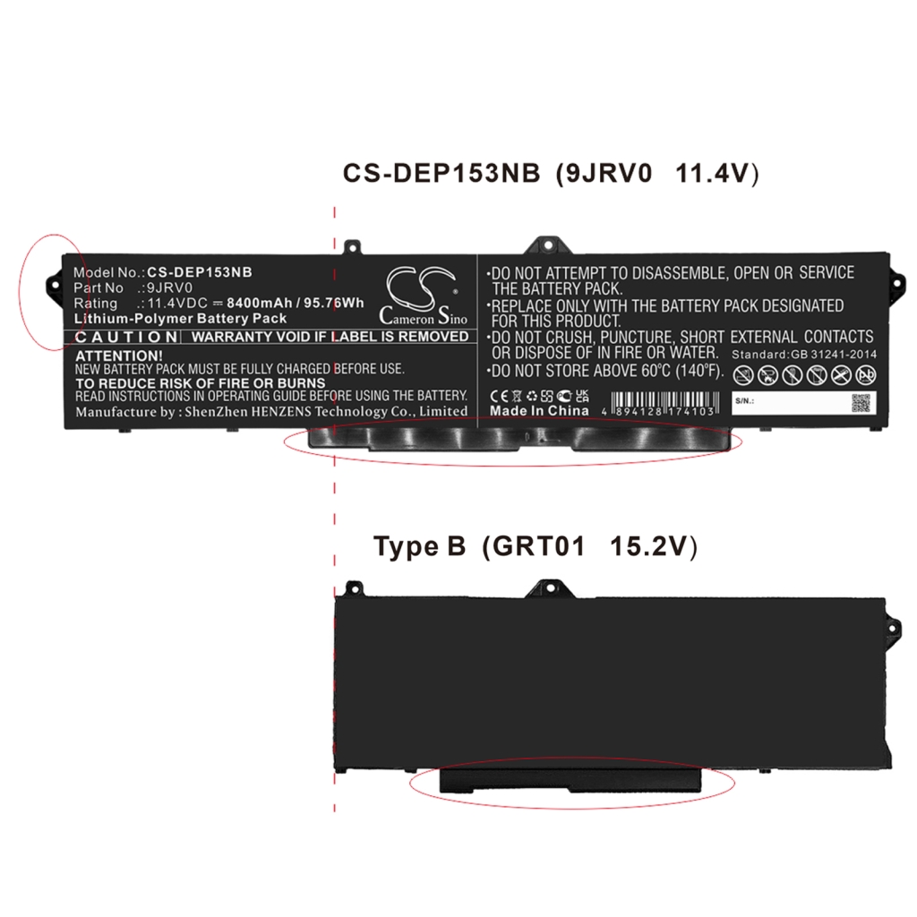 Akkus  Ersetzt 53XP7