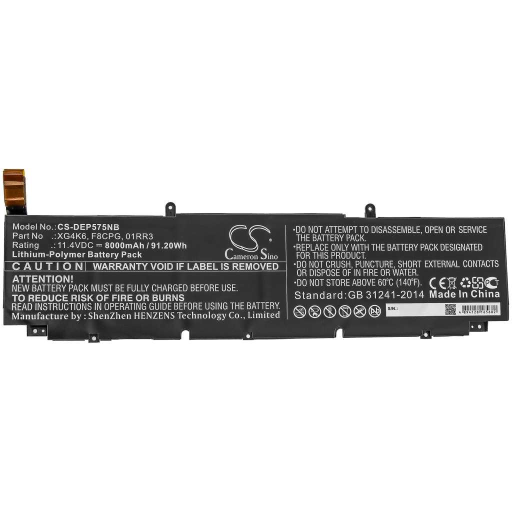 Laptop Akkus DELL XPS 17 9700
