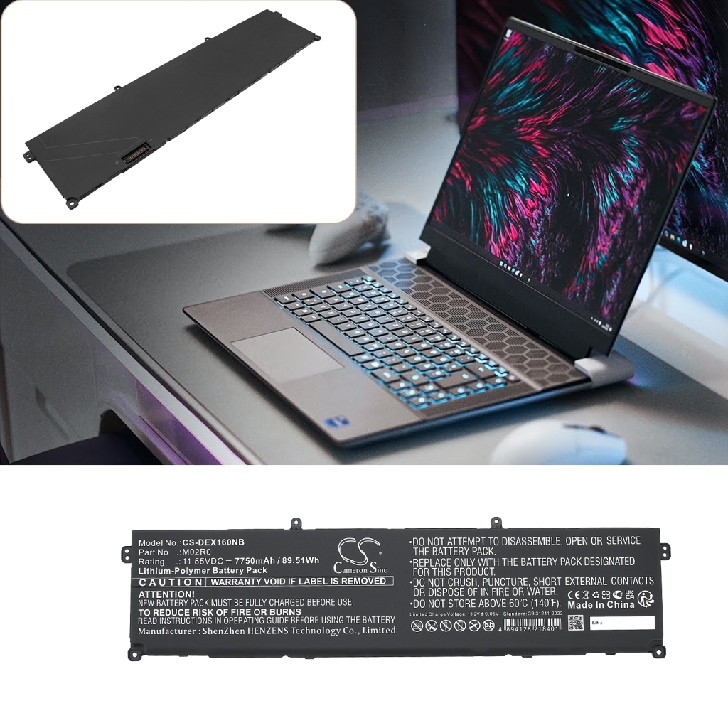 Notebook battery DELL CS-DEX160NB