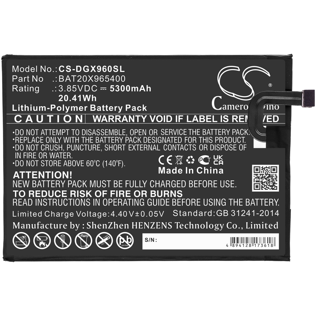 Handy Akkus Doogee CS-DGX960SL