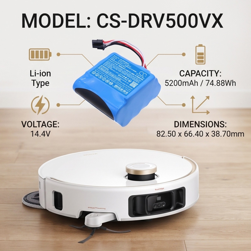 Akku kompatibel mit Mova CS-DRV500VX