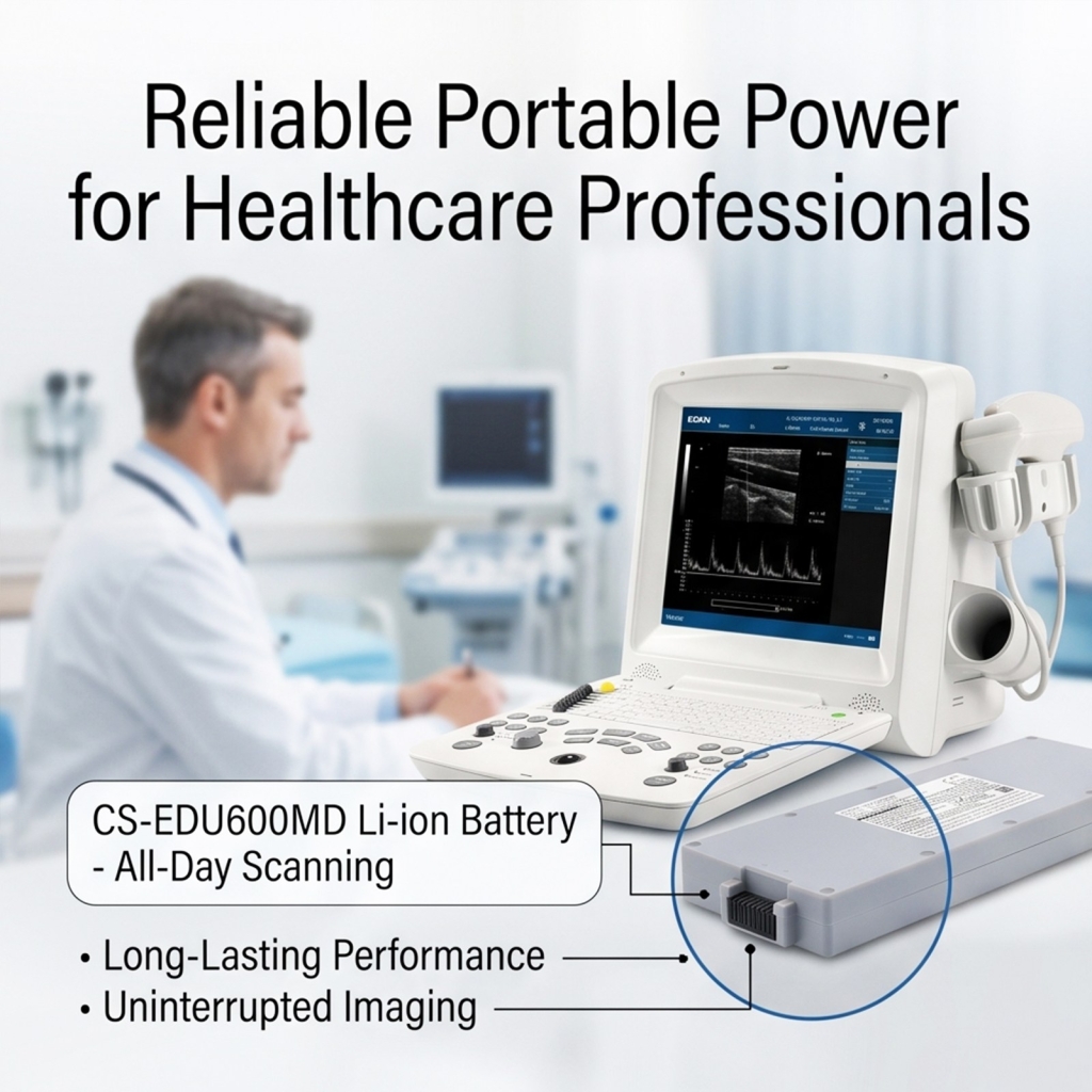 Cameron Sino CS-EDU600MD Li-ion 14.8V 5000mAh battery for portable medical ultrasound machine