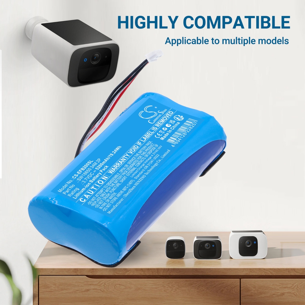 Akku kompatibel mit Eufy CS-EFB200SL