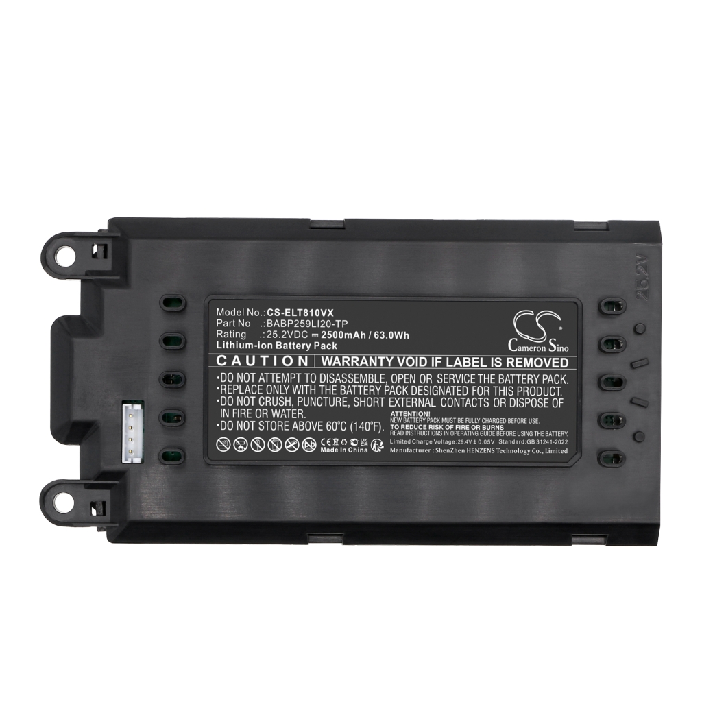 Akku kompatibel mit Electrolux CS-ELT810VX