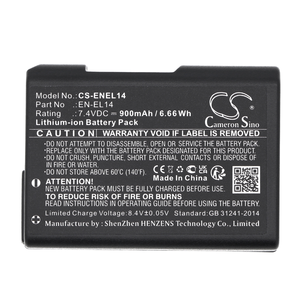 Battery Replaces EN-EL14