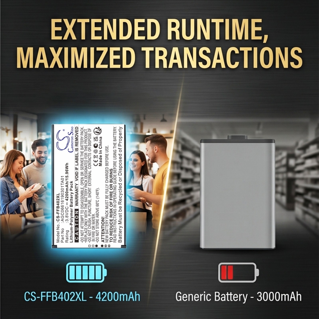 Battery compatible with Famoco CS-FFB402XL