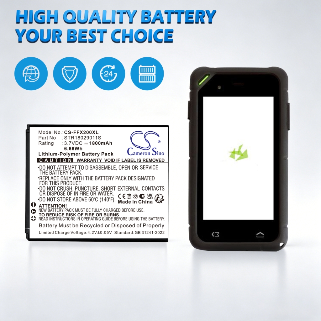 Battery compatible with Famoco