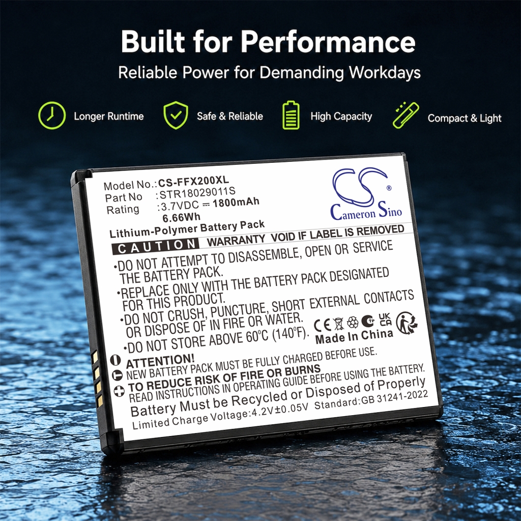 Battery compatible with Famoco