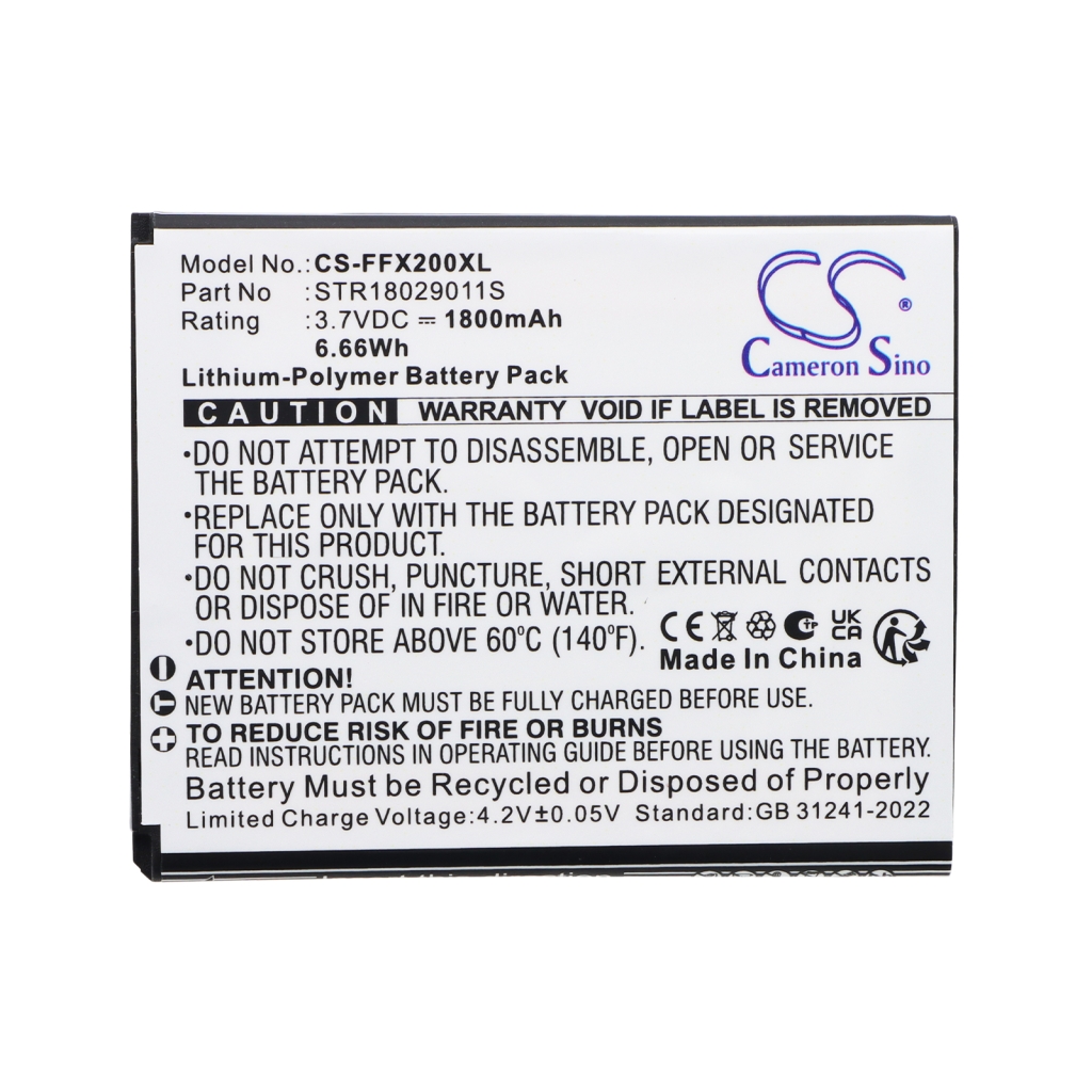 Battery compatible with Famoco