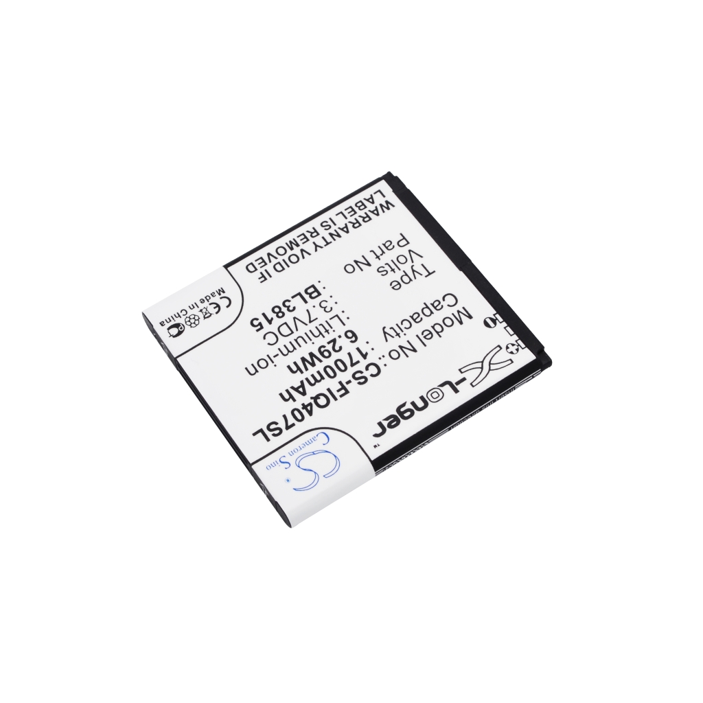 Cameron Sino CS-FIQ407SL Rücketikettansicht: 1700mAh BL3815