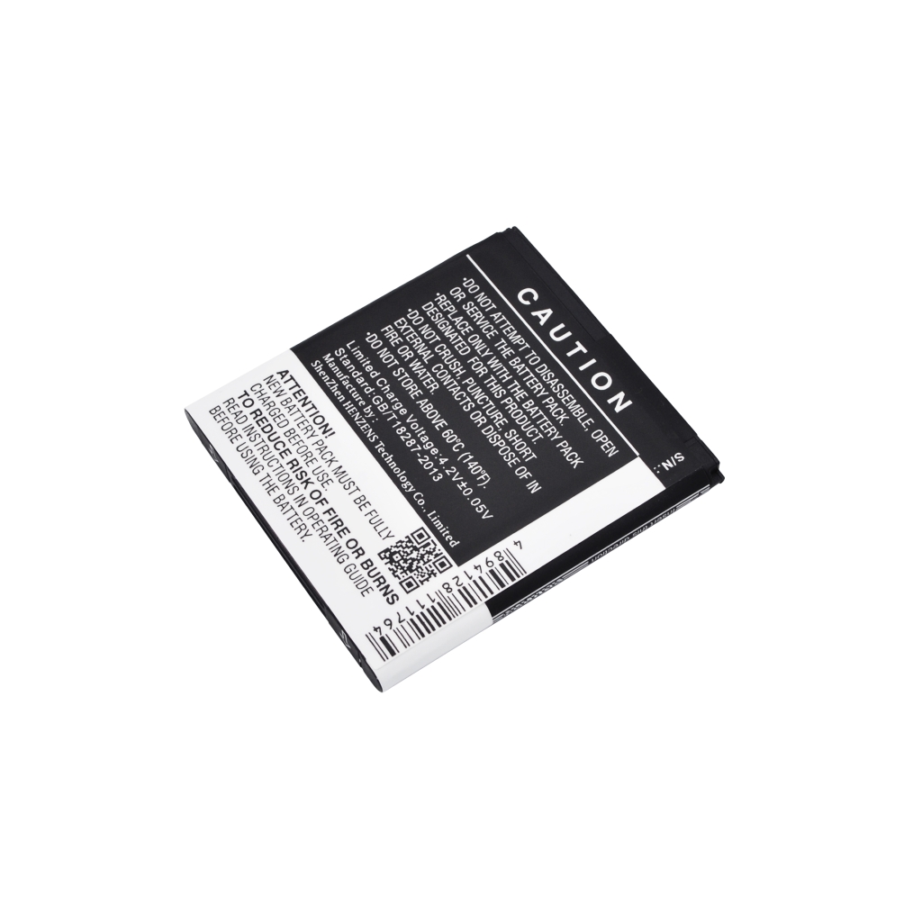 Cameron Sino CS-FIQ407SL Rückseite, schwarze Rückseite, Warntext