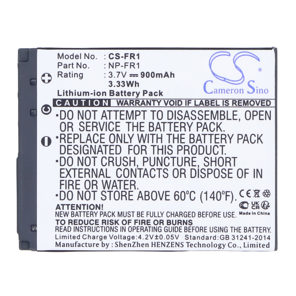 Battery Replaces NP-FR1