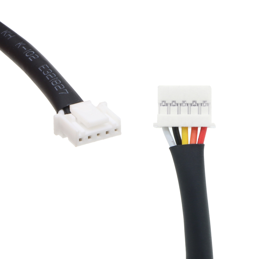 CS-FTS179SL battery connector detail – two white JST-style plugs