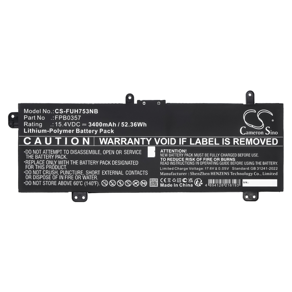 Tablet Battery Fujitsu CS-FUH753NB