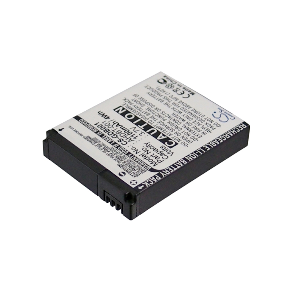 Compatible battery replacement for GoPro ABPAK-001,AHDBT-001,AHDBT-002