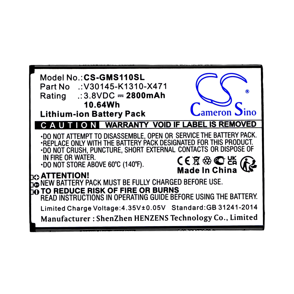 Handy Akkus Gigaset CS-GMS110SL