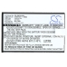 Cameron Sino CS-GNC610SL flache Frontetikettansicht: 2100mAh 3,8V 7,98Wh Li-ion BL-C006