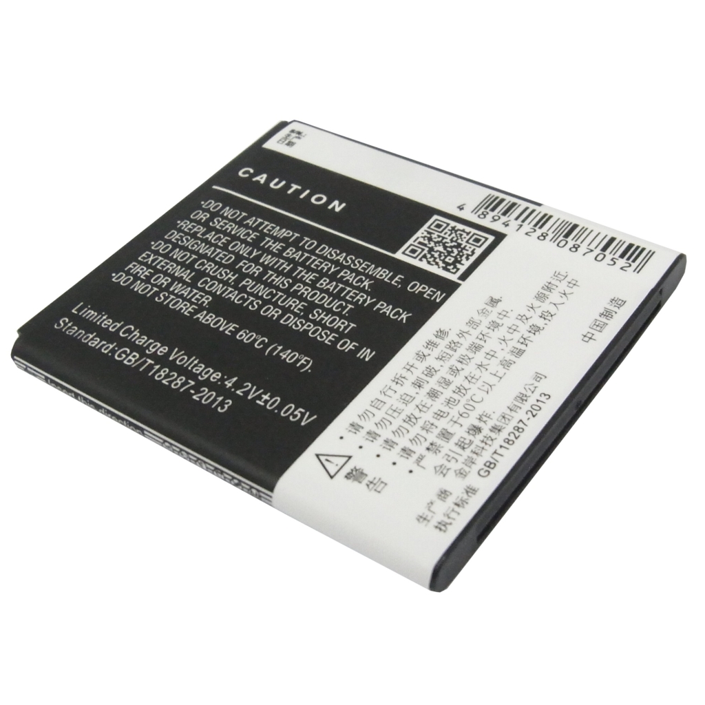 Cameron Sino CS-GNN018SL schwarze Rückseite: 4,2V limit, Strichcode sichtbar