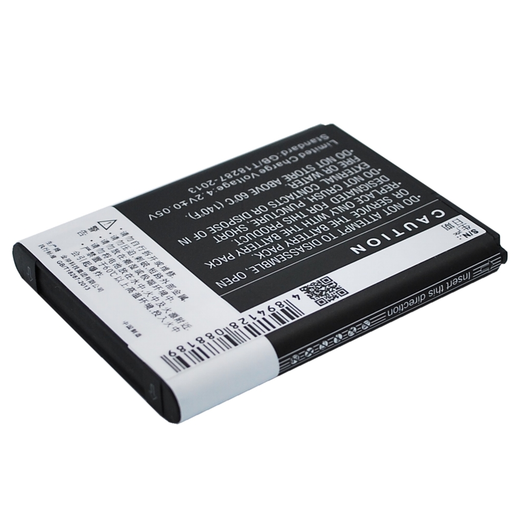 Cameron Sino X-Longer CS-GNV100SL schräge Rückansicht, CAUTION-Text und Strichcode