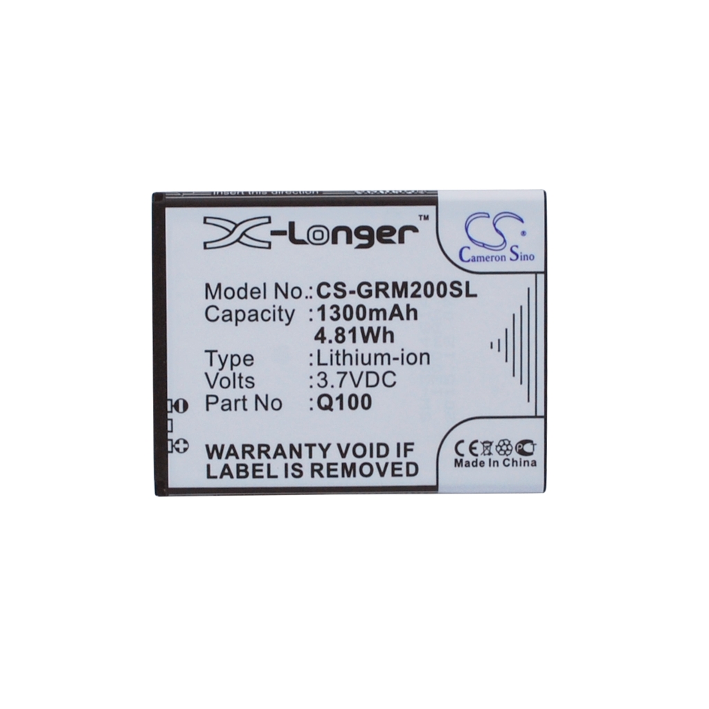 Cameron Sino X-Longer CS-GRM200SL Frontetikett: 1300mAh 3,7V
