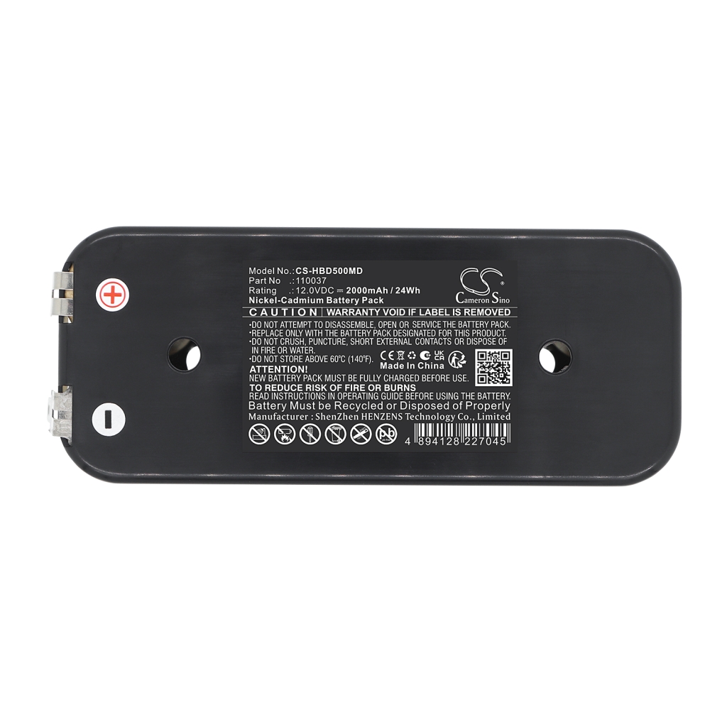 Akku kompatibel mit Hellige Phillips CS-HBD500MD