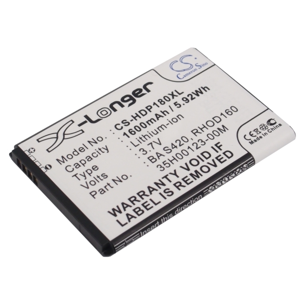 Akku kompatibel mit Verizon HTC AT&T Sprint T-Mobile CS-HDP180XL