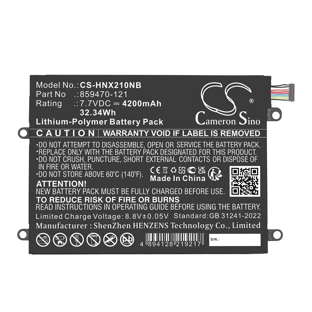 Laptop Akkus HP CS-HNX210NB