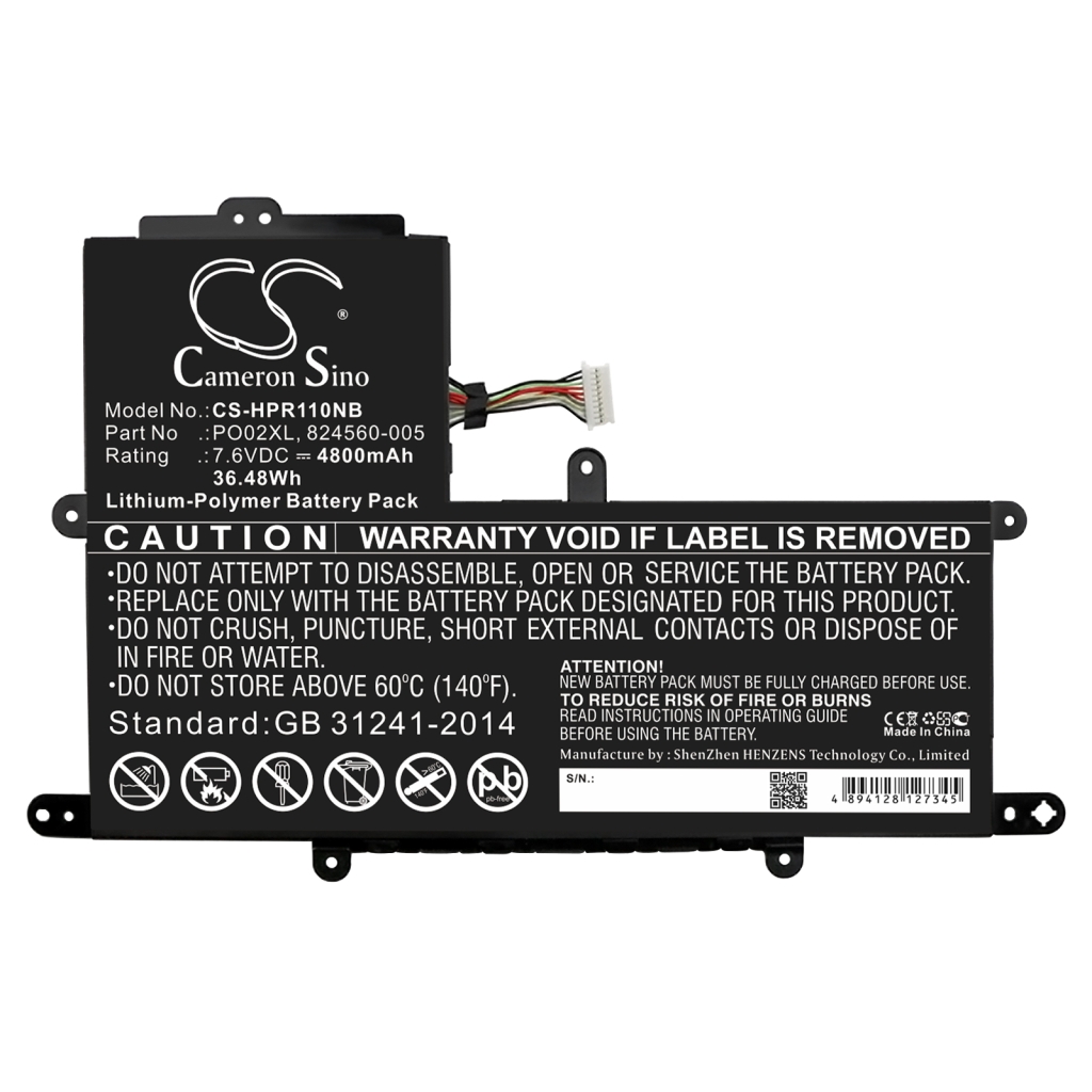 Laptop Akkus HP CS-HPR110NB