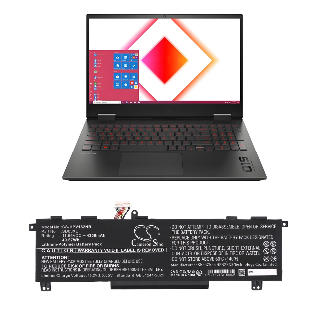 Akkus  Ersetzt SD03XL