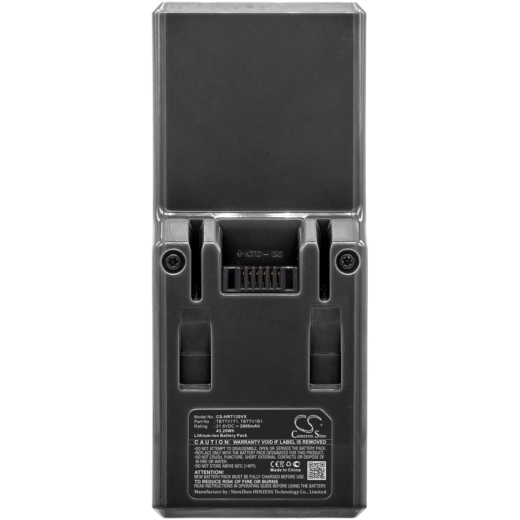 Unterkontakte CS-HRT120VX, Etikett 21,6V 43,2Wh