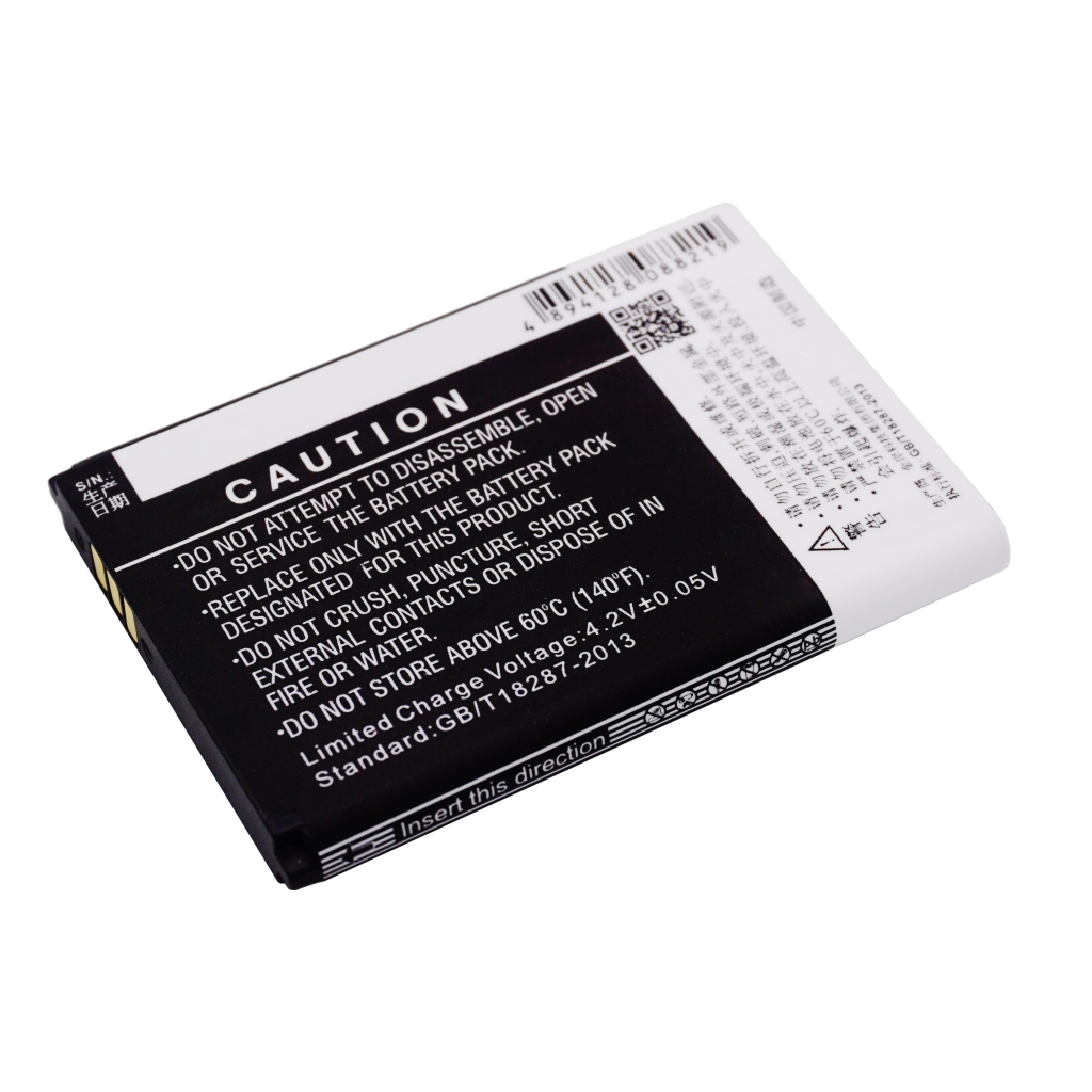 Cameron Sino X-Longer Rückseitenansicht mit Kontakten: 1150mAh