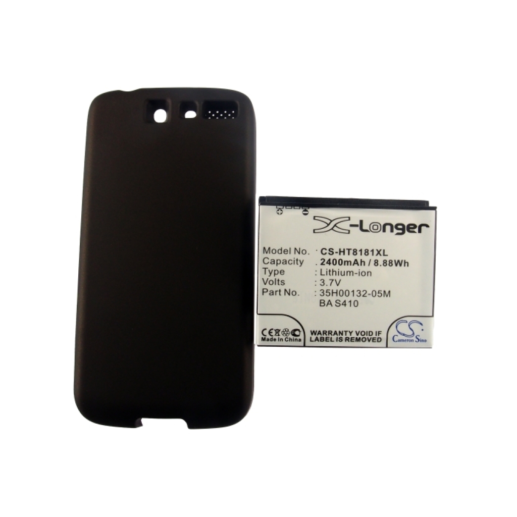 Akku kompatibel mit Vodafone HTC SoftBank T-Mobile Google CS-HT8181XL