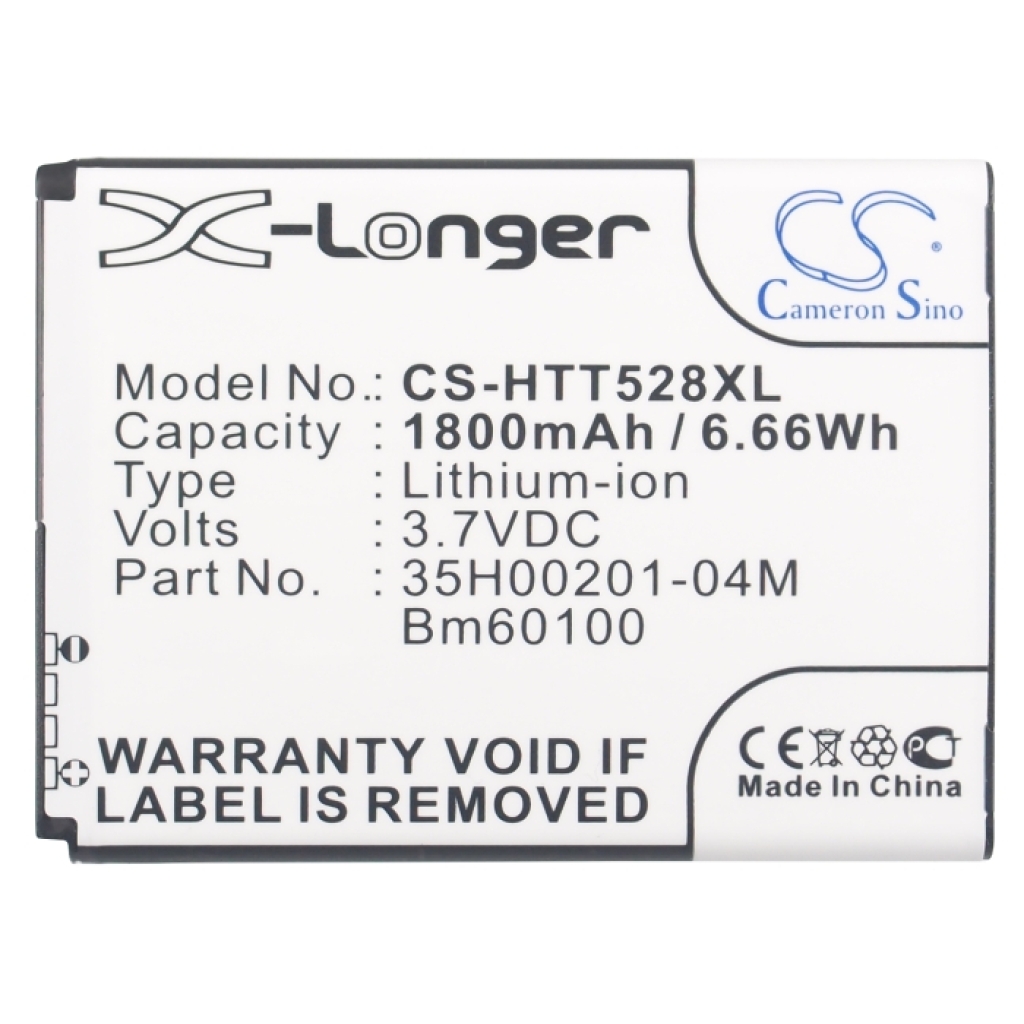 Cameron Sino CS-HTT528XL Frontetikettansicht: 1800mAh 3,7V