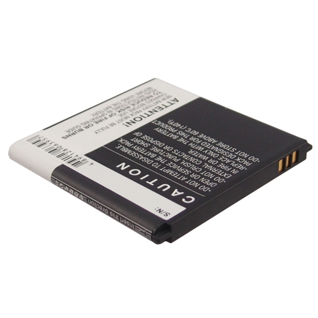 Cameron Sino CS-HU8832HL Warnseite mit Strichcode und Kontakten