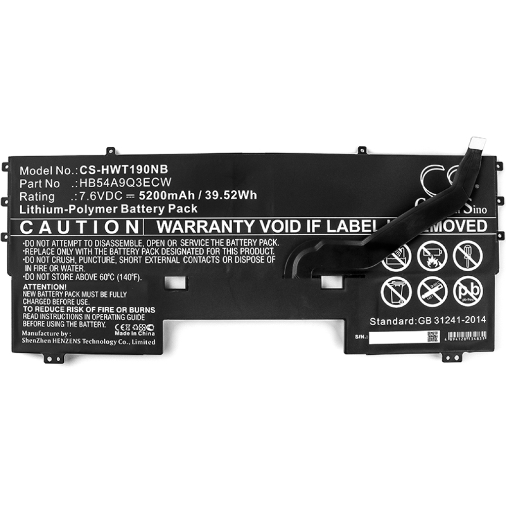 Akku kompatibel mit Huawei CS-HWT190NB
