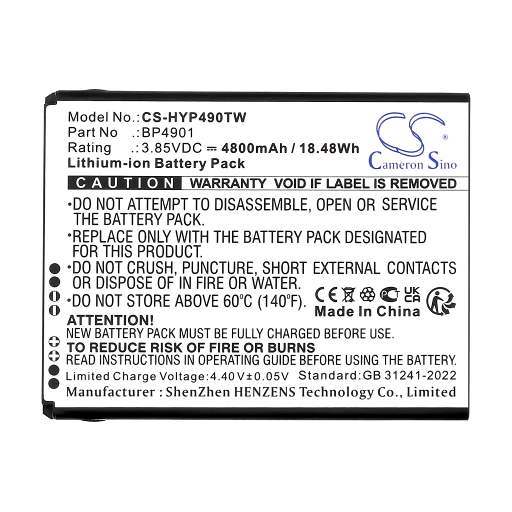 Two-Way Radio Battery Hytera CS-HYP490TW