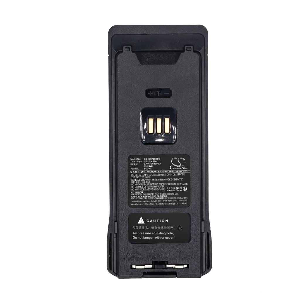 Akku kompatibel mit Hytera CS-HYP680TC