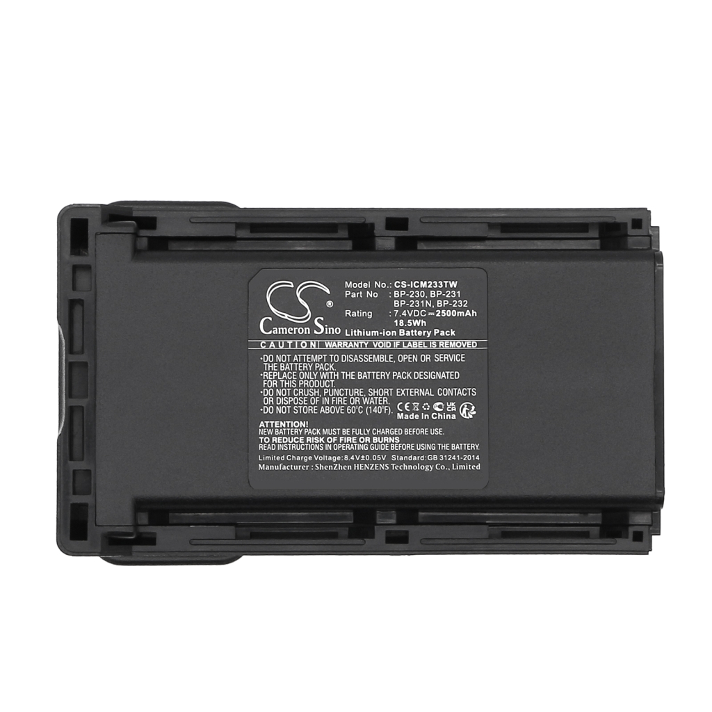 Two-Way Radio Battery Icom CS-ICM233TW