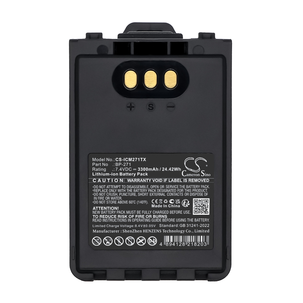 Walkie-Talkie Akkus Icom CS-ICM271TX