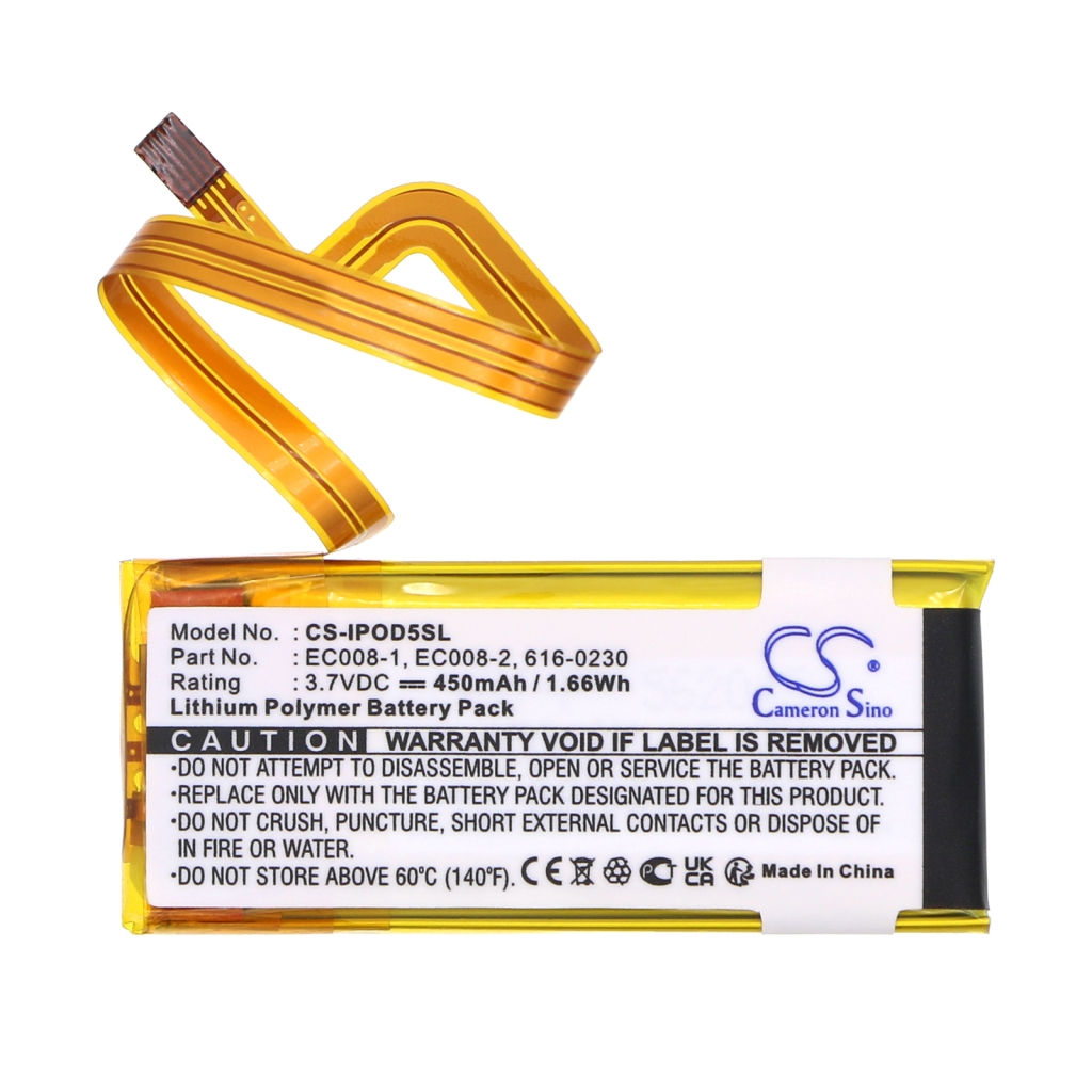 MP3, MP4, PMP Battery Apple CS-IPOD5SL