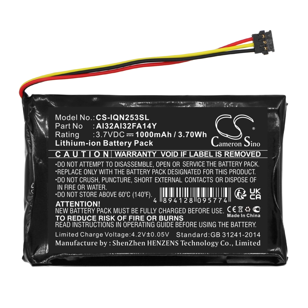 Navigationssysteme Akkus Garmin CS-IQN253SL