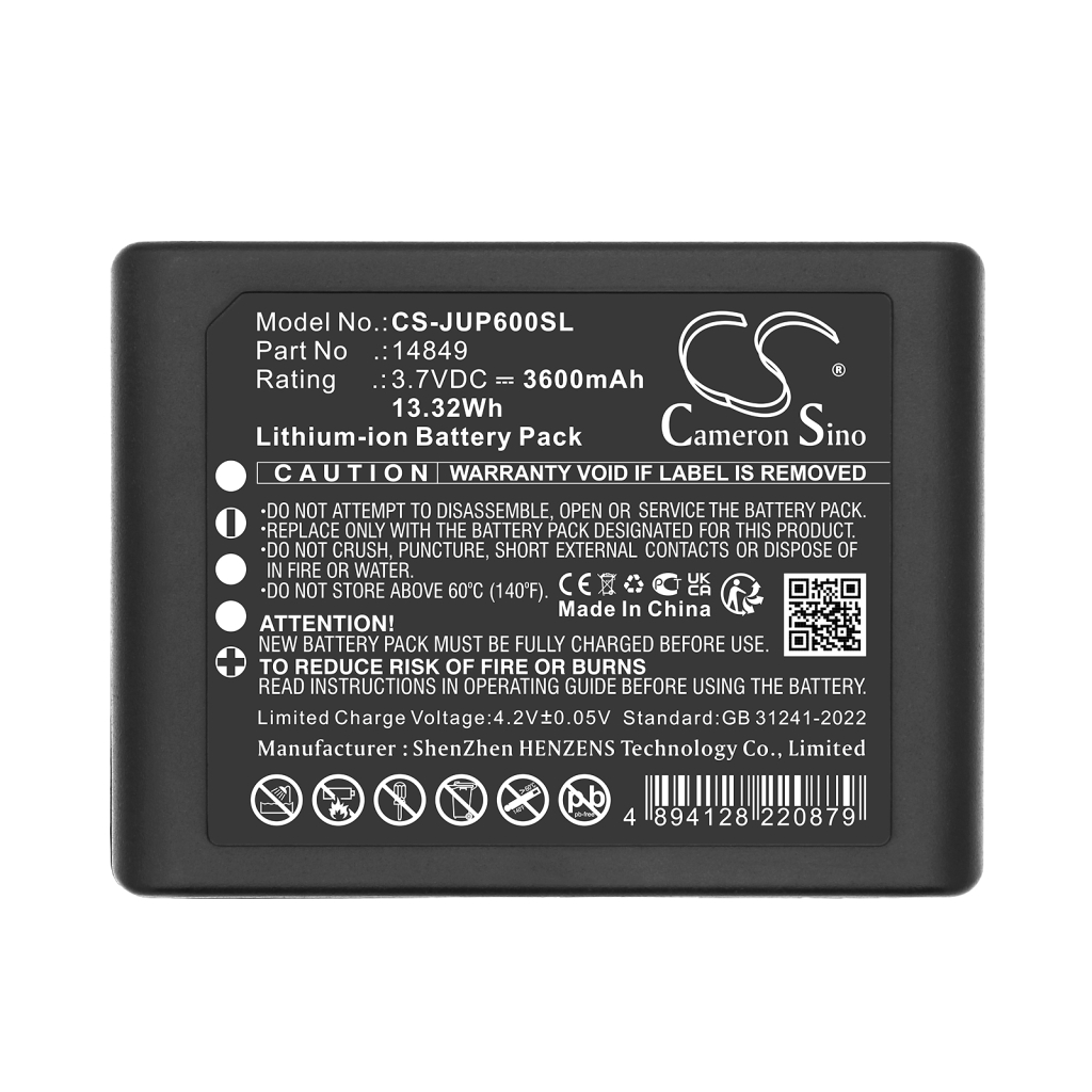 Compatible battery replacement for Juniper 14849