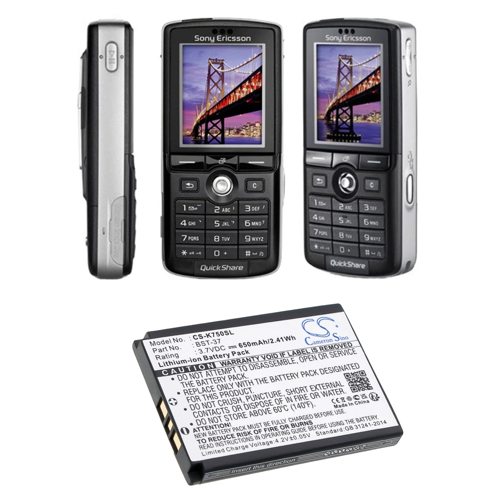 Mobile Phone Battery Sony Ericsson W850i