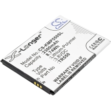 Compatible battery replacement for Kazam TR550,TR550-XDSCB0000044