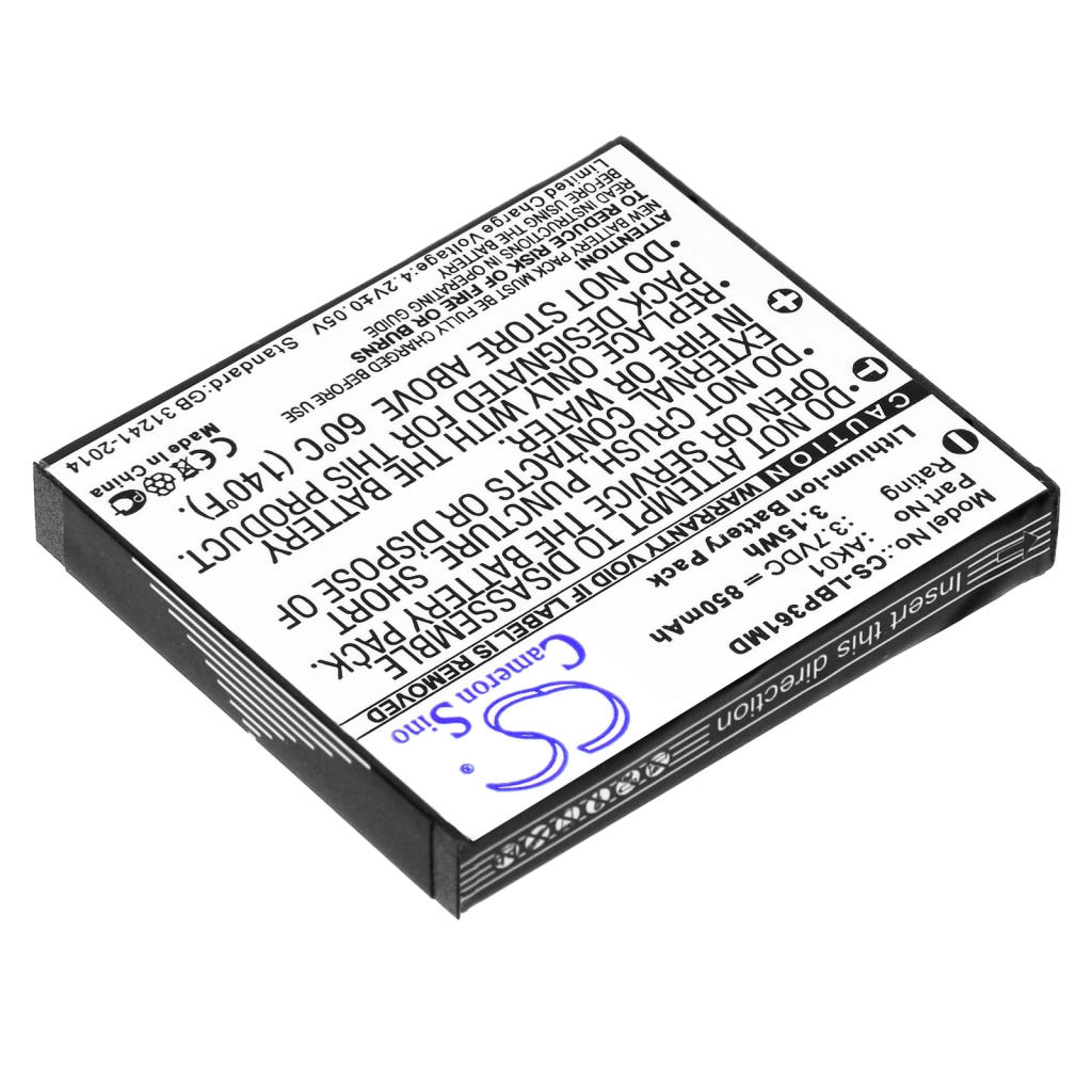 Camera Battery JAY-tech CS-LBP361MD